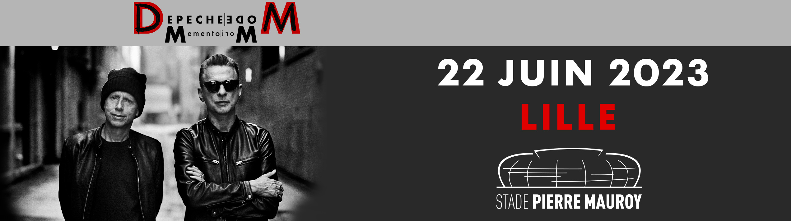 DEPECHE MODE AU STADE PIERRE MAUROY LE 22 JUIN 2023 !