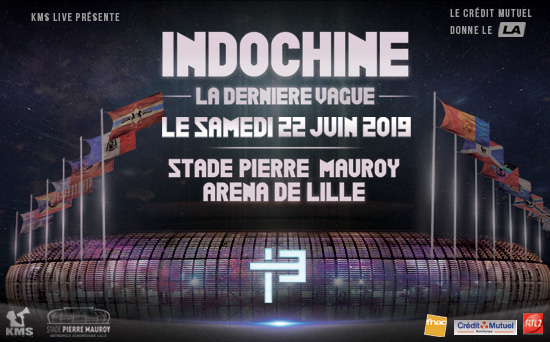 Indochine en concert au Stade Pierre Mauroy !