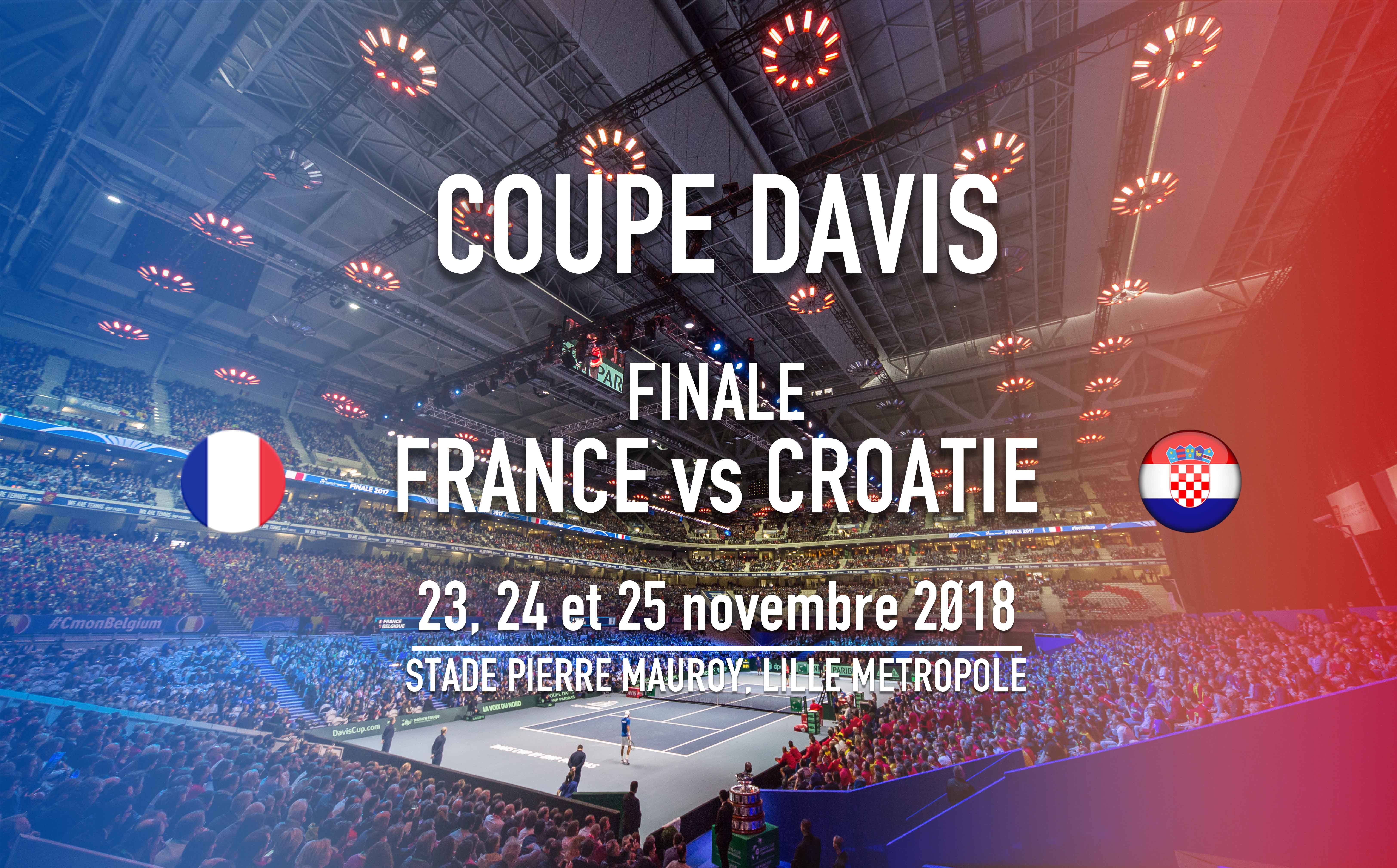 La finale de Coupe Davis au Stade Pierre-Mauroy !