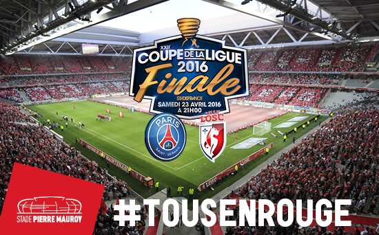 Le Stade Pierre-Mauroy est #TousEnRouge pour le LOSC